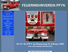 Tablet Screenshot of feuerwehrverein.ch